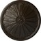Ekena Millwork Brontes Ceiling Medallion (Fits Canopies up to 3 5/8"), 25 1/2"OD x 5 1/2"P, Stone Hearth CM25BRSHF - alternate 1